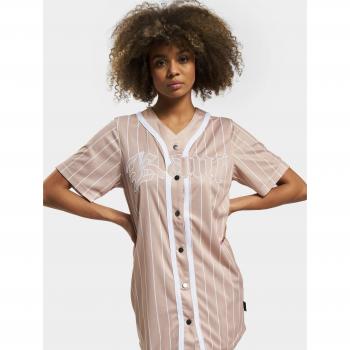 Woven Baseballkleid in Beige