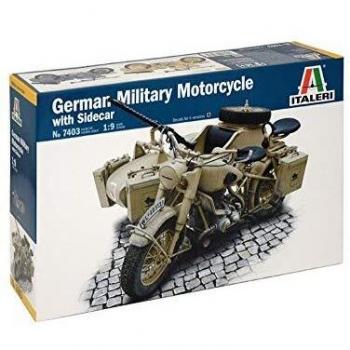 German Military BMW R75 7403 1:9 Scale Motorcycle with Sidecar