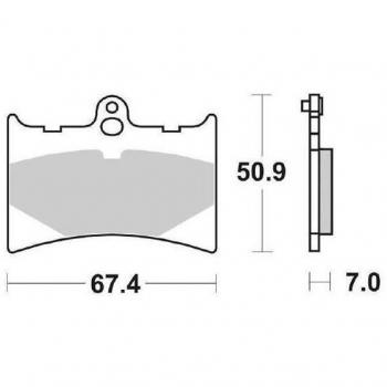Brembo Sport Bremsbelagsatz 07GR5605
