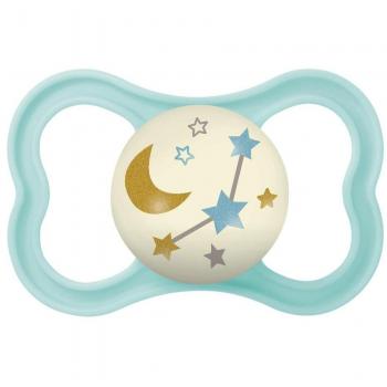 MAM Air Night Succhietto 16+ Mesi Silicone Doppio Neutro (2 pezzi)