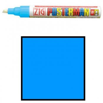 Poster Man Hellblauer Kreidemarker (SECURIT) – 9 × 12 × 10 cm