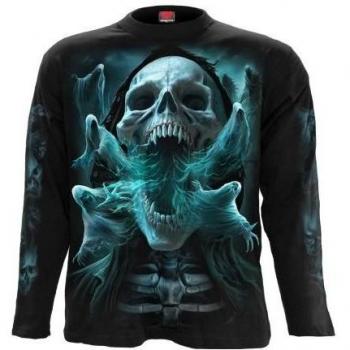 Spiral Direct Unisex Adult Ghostly Skull Tee