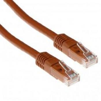 Netzwerklink: ACT Brown 0,5 m CAT5E Patchkabel (U/UTP)