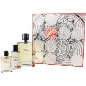 Hermès Terre d’Hermès Bundle: 100 mL EDT, Aftershave, Miniature Spray