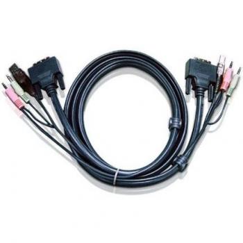Câble KVM DVI-I Single Link 1,8 m Aten