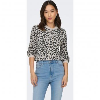 JDY Pullover Lorraine Grau Regular Fit M Damen