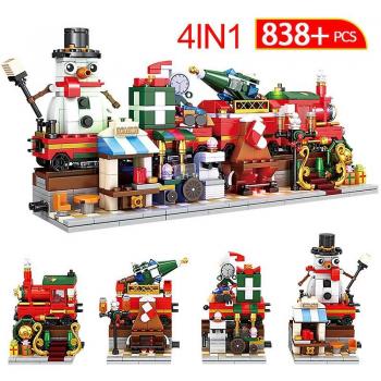 Htclv 4 en 1: Tienda de Helados y Árbol de Navidad
