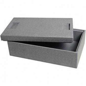 Isolierbox Thermobehälter 16,5 l grau Styropor Kühl