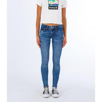 Pantaloni Hurley Bianca Skiny Oceancare Denim 24