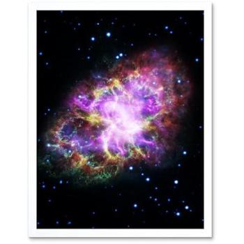 Space Telescope Crab Nebula Detailed Composite