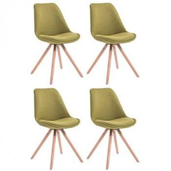 Set di 4 sedie Toulouse Design scandinavo verde