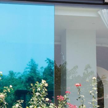 Sunice Blue & Silver 2mil Anti-UV One Way Window Film