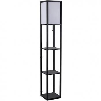 Floor Lamp with 3 Tier Storage Shelf
