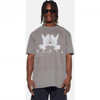 Lost Youth Male 5XL Acid‑Washed Asphalt Top