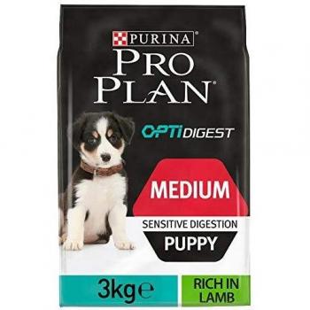 Purina Pro Plan Medium Puppy Sensitive Digestion Cibo Secco Con Agnello Per Cuccioli Taglia Media Sacco 3 Kg 4883