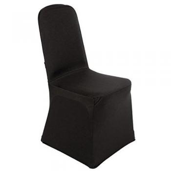 Bolero Black Banquet Chair Cover