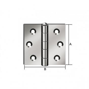 Vormann Scharnier für WC-Deckel 63 x 63 mm