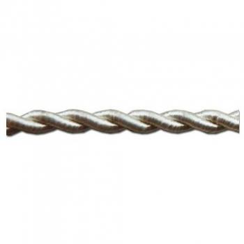 Câble Textile Intérieur 2x0,75mm C-15 Beige Soie 25m