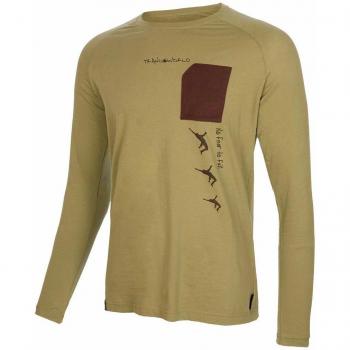 Trangoworld Herren T-Shirt XL (Grün & Braun) – Arfe Model
