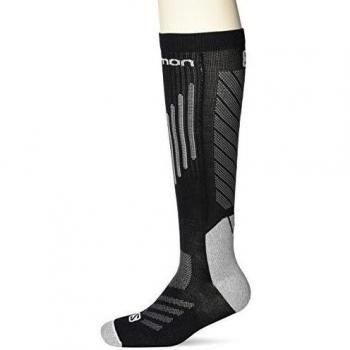 Salomon, Chaussettes de Compression Unisexes, Polyamide/Polyester Coolmax, Taille XL (45-47), Noir