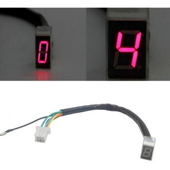 Indicador LED Universal de Marchas para Motos