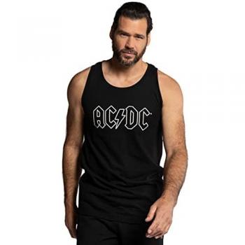 Herren Tank Top AC/DC in großen Größen, schwarz, 8XL, JP1880