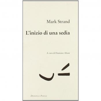 L'inizio di una sedia. Testo inglese a fronte