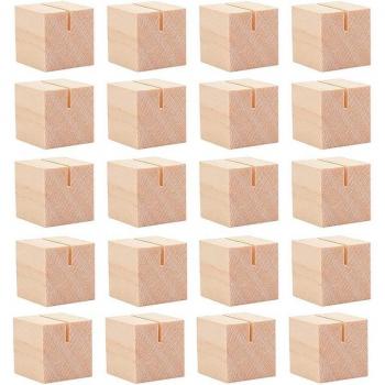 Portatarjetas de madera para imágenes