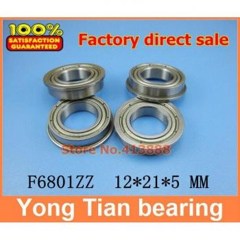 Pack F6801ZZ: Roulement à Bride 12x21x5 mm ABEC‑1, 10 exemplaires