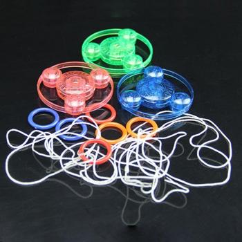 Flashing Glow Pull Rope Flywheel Toy