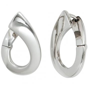 Silbercreolen 925 Sterling Silber Ohrringe