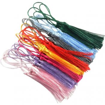30 Borlas de Colores para Manualidades y Etiquetas