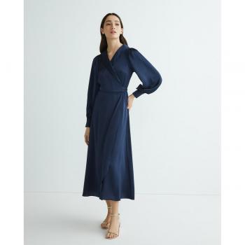 Vestito Enna Ravenna A Maniche Lunghe Vila Blu Navy 42