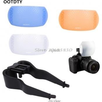 Flash Diffuser Cover for DSLR SLR Cameras (3 Colors)