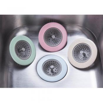 Kitchen Bathroom Sink Strainer Mesh Filter with Drain Plug Cover