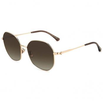 Jimmy Choo Astrafsk000 Woman Sunglasses Golden male Brown