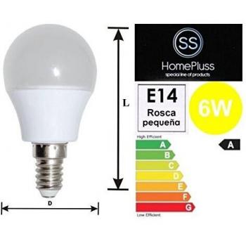 Lámpara LED 6W Esférica Homepluss 4200K