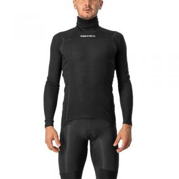 Castelli Flanders Warm Langarm-Funktionsunterhemd mit Rollkragen schwarz