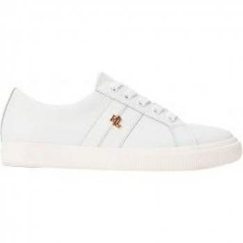 Ralph Lauren Janson II Action Leder Damen Sneakers in Weiß