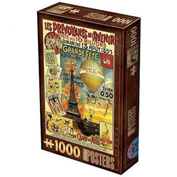 Puzzle Affiche Vintage Paris