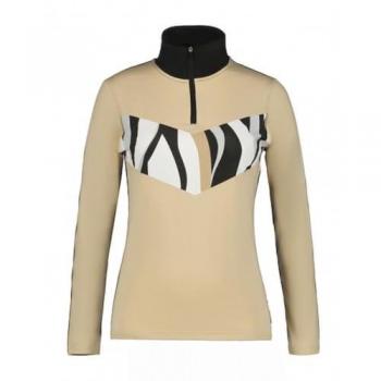 T-shirt Icepeak Ellery beige femme à manches longues