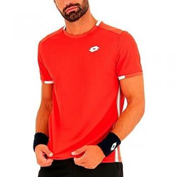 Lotto Tennis Teams T-Shirt Herren Fiery Coral