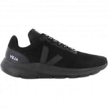 VEJA Mens Full Black Marlin V-Knit Trainer
