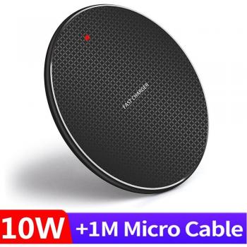FDGAO 15W Qi Wireless Charge Pad – Für iPhone 12/11 Pro, XS/XR/X/8, Samsung S20/S10/S9 und Xiaomi Mi 10/9