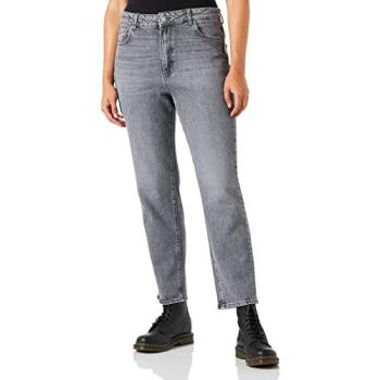 Jeans Berlin JJXX grigio denim a vita alta slim