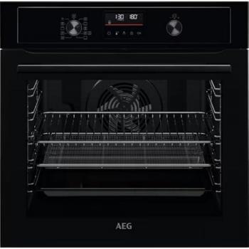 AEG 3000 Series Air Fry Electric Single Oven – Classic Black