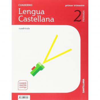 CUADERNO LENGUA CUADRICULA 2 PRIMARIA 1 TRIM SABER HACER CONTIGO