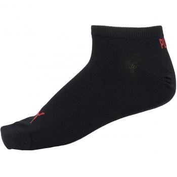 Puma Calcetines Unisex PLAIN 3P, Negro/Rojo/Gris, Talla 35-38