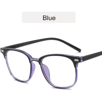 Vintage Transparent Square Eyeglasses