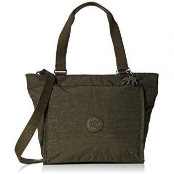 Kipling New Shopper S Bolso Bandolera, Color Verde Oliva